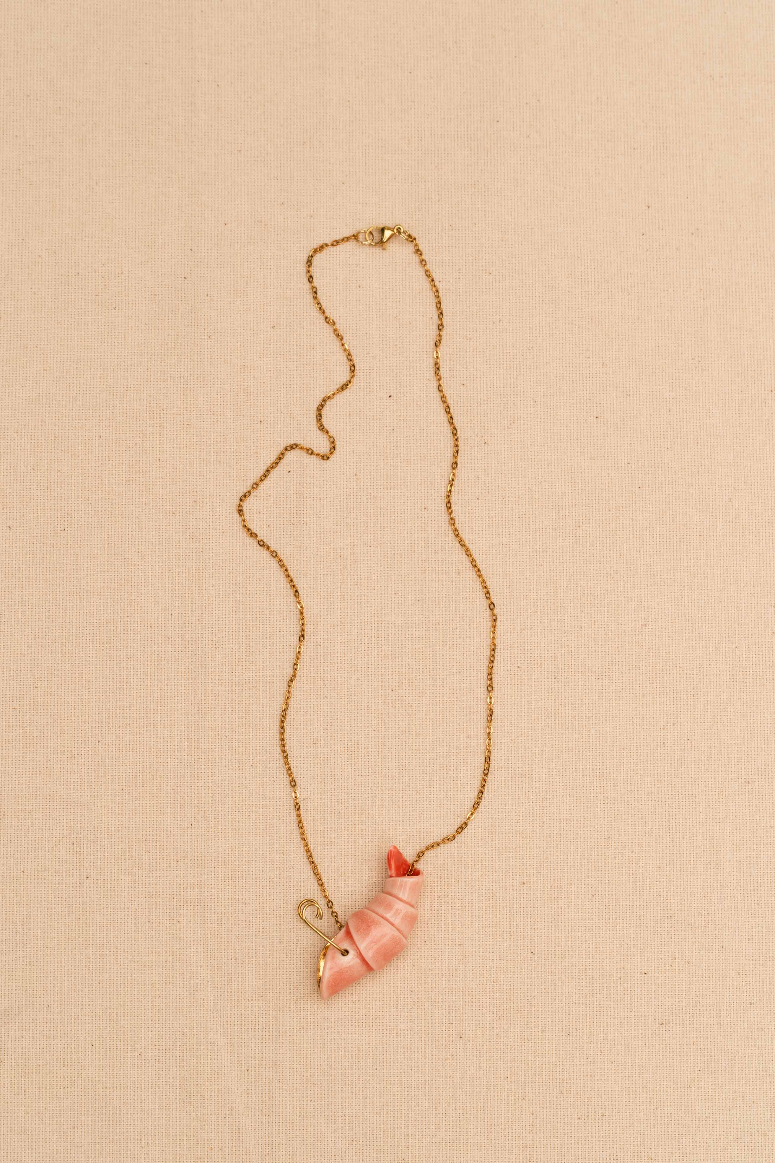 Crevette necklace AVAILABLE AT 20.00