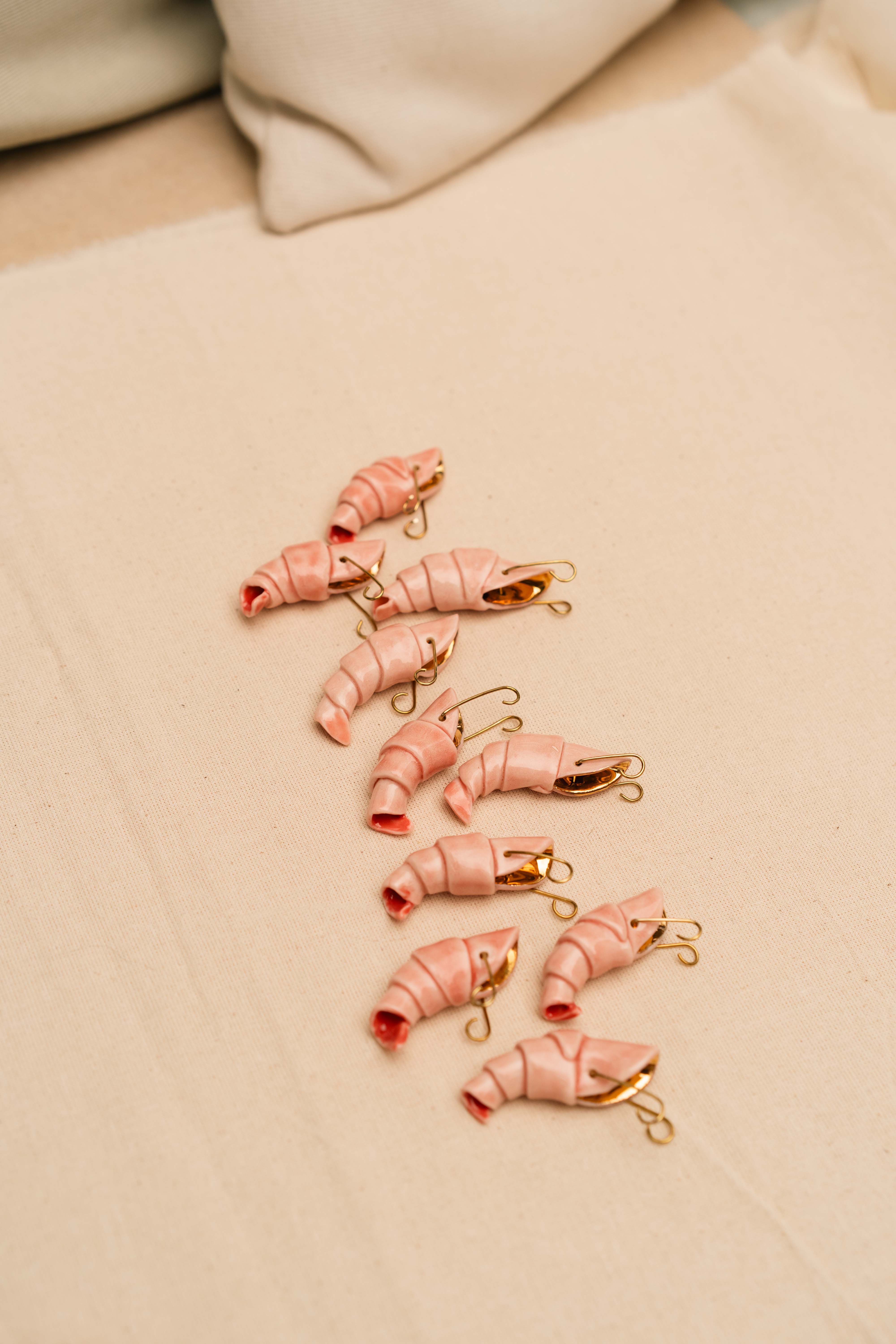 Crevette necklace AVAILABLE AT 20.00