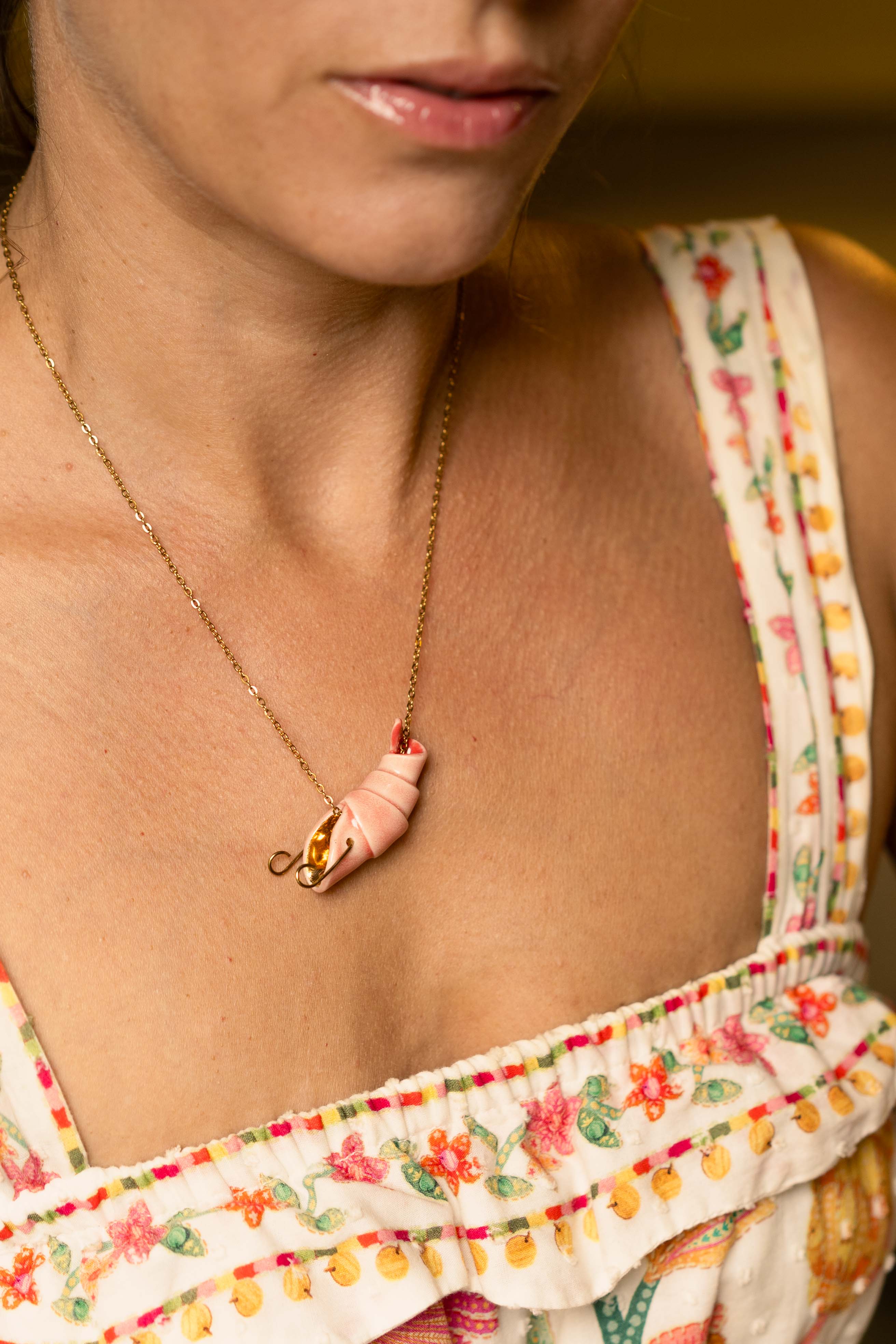 Crevette necklace AVAILABLE AT 20.00