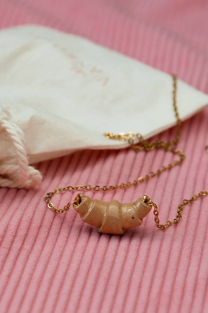Croissant ketting naturel B-KEUS